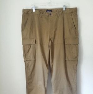 Land end Khaki brown cargo pants